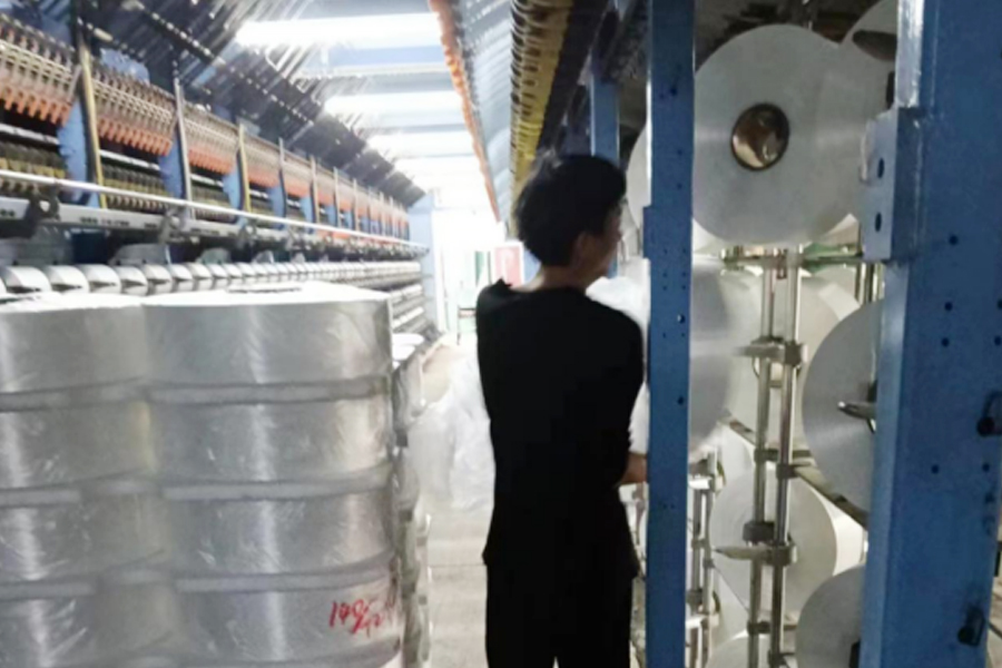 พื้นที่แขวนลวดการผลิต DTY