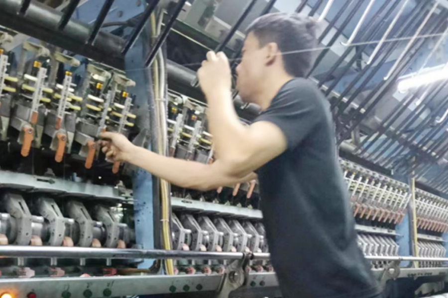 การผลิต DTY-พื้นที่ส่วนหัว