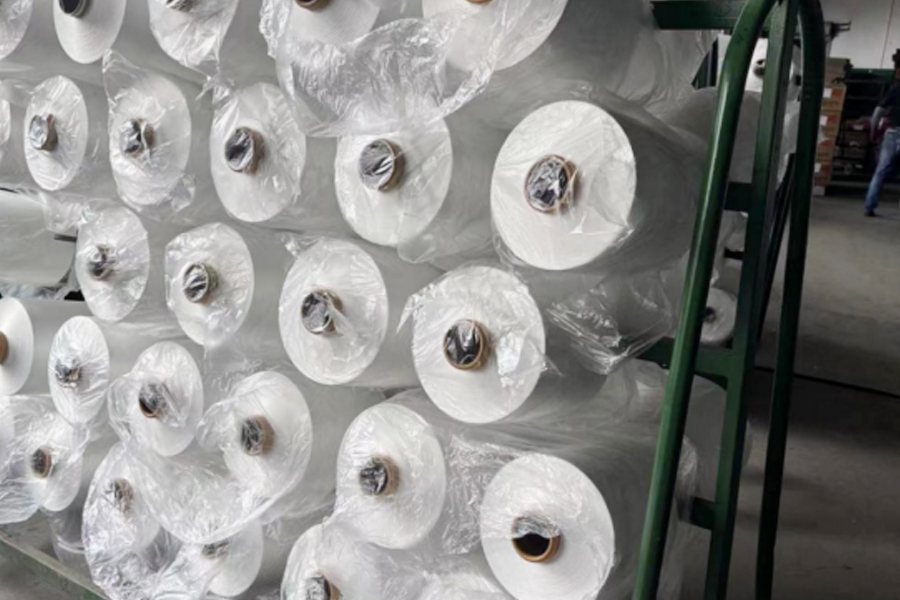 พื้นที่ผลิตภัณฑ์กึ่งสำเร็จรูปการผลิต DTY