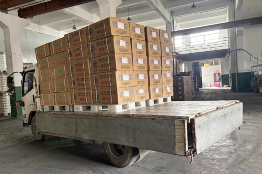 คลังสินค้าผลิตภัณฑ์สำเร็จรูปที่ผลิตโดย DTY