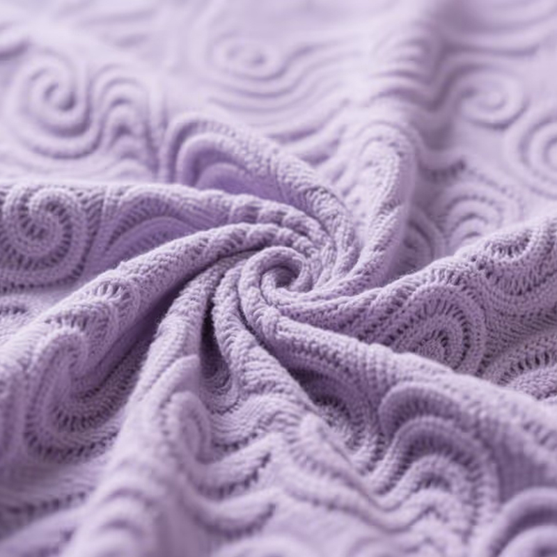 ผ้า jacquard โอนนูนกลวง